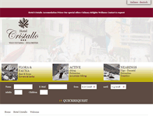 Tablet Screenshot of hotel-cristallo.org